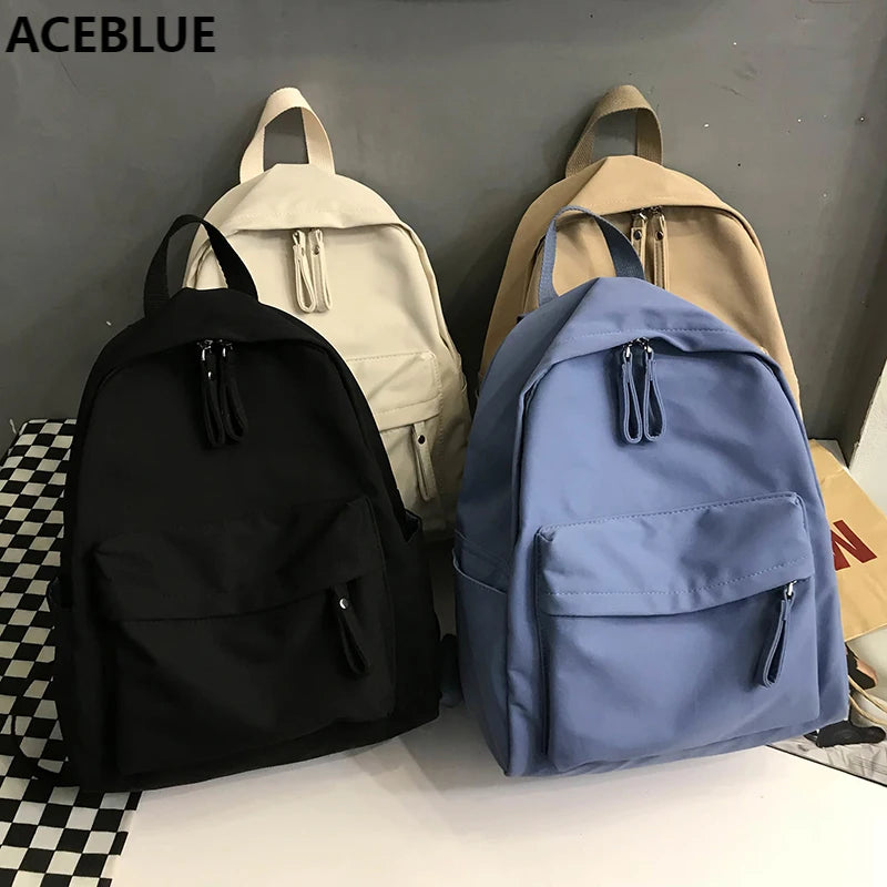 Canvas Womens Backpack Shoulder Bag