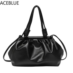 Pleated Cloud Underarm Handbag Sac A Main