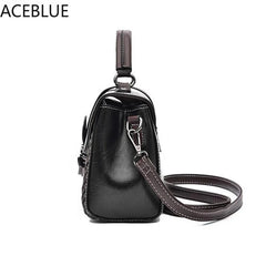 Vintage PU Leather Shoulder Bag For Women Crossbody Bag