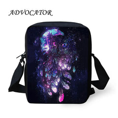 Women Mini Crossbody Bag Galaxy Animal Casual Messenger Bag Hip-Hop Shoulder Pur