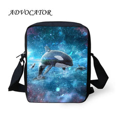 Women Mini Crossbody Bag Galaxy Animal Casual Messenger Bag Hip-Hop Shoulder Pur