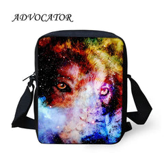 Women Mini Crossbody Bag Galaxy Animal Casual Messenger Bag Hip-Hop Shoulder Pur