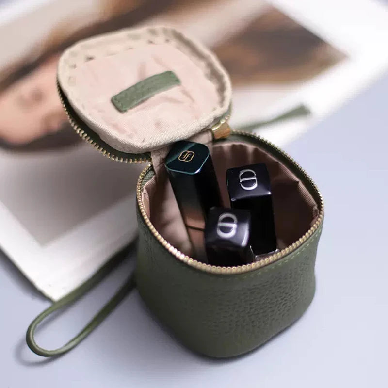 Cowhide Mini Coin Pocket Bag for Women