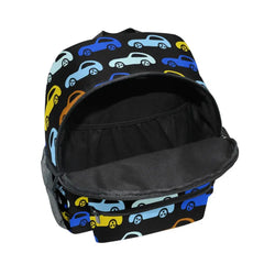 Girl's Car Cartoon Backpack for Ages 3-8