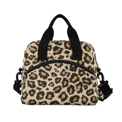 ALAZA Insulated Thermal Lunch Bag Leopard Print Tote Box