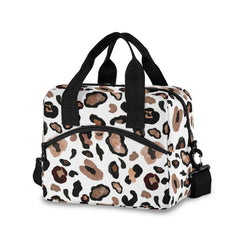 ALAZA Insulated Thermal Lunch Bag Leopard Print Tote Box