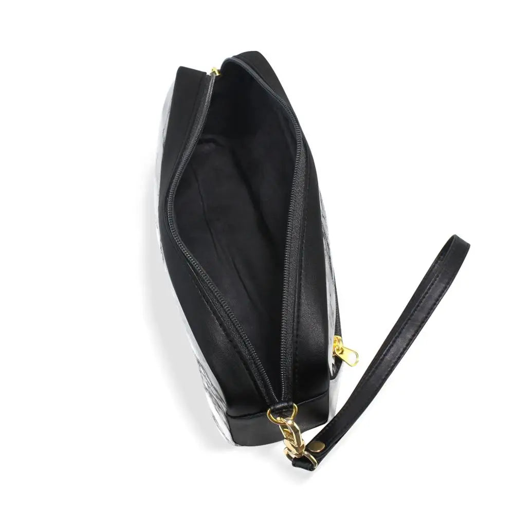 Marble Texture Pencil Case Stationery Pouch Bag Cosmetic Makeup Zipper Bag