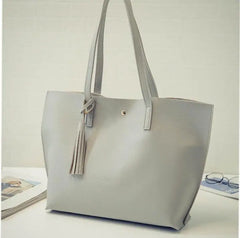 Tassel Large Casual Tote Bags Candy Shoulder Bags Bolsas Femininas W895