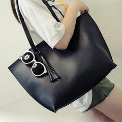 Tassel Large Casual Tote Bags Candy Shoulder Bags Bolsas Femininas W895