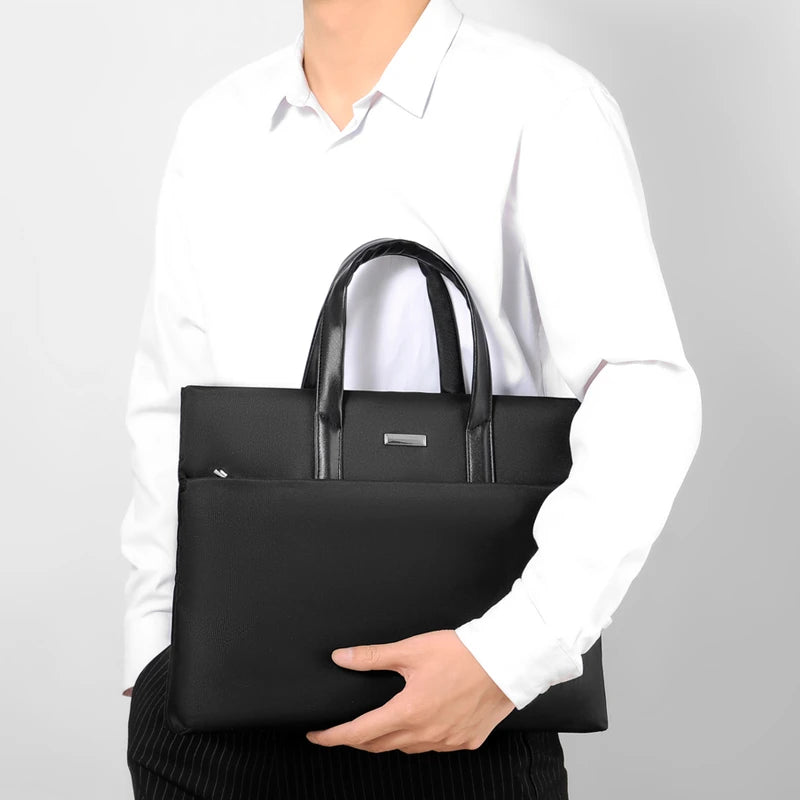 High Business Bag Big Capacity Handbag Classic Men's Work Bag