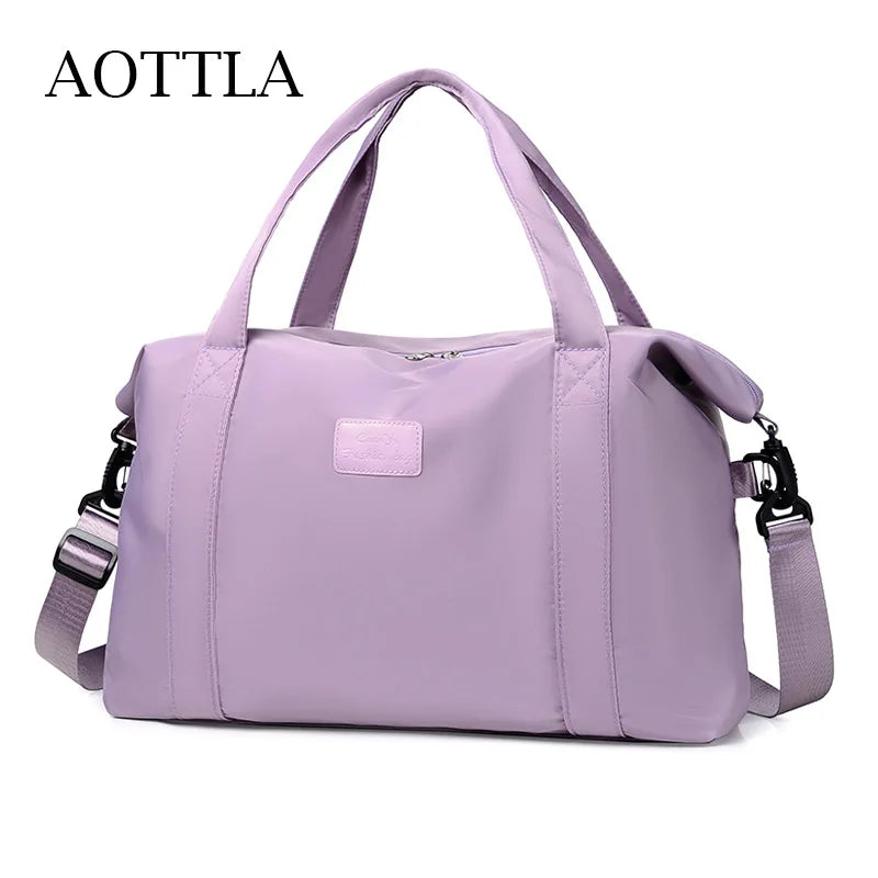 Waterproof Gym Bag Women Weekend Bag Yoga Handbag