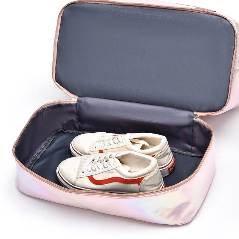 Large Capacity Women's Shoulder Bag Nylon Top Handle Casual Sports Bag