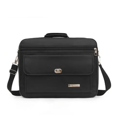 Men's 17in Briefcase Handbag Large Capacity Business & Casual Shoulder Bag