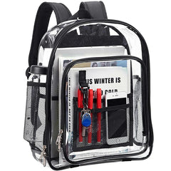 ASDS-Heavy Duty Clear Backpack,Security Transparent School Backpack
