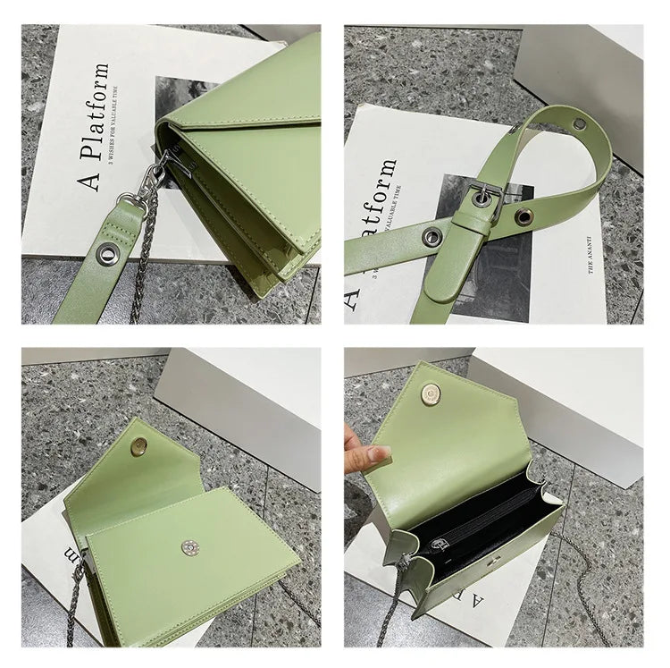 ASHINE Chunky Shoulder Messenger Bag Women Bags High Handbags