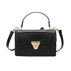 ASHINE Crocodile Shoulder Messenger Bag For Women Stone Pattern Hand Bags