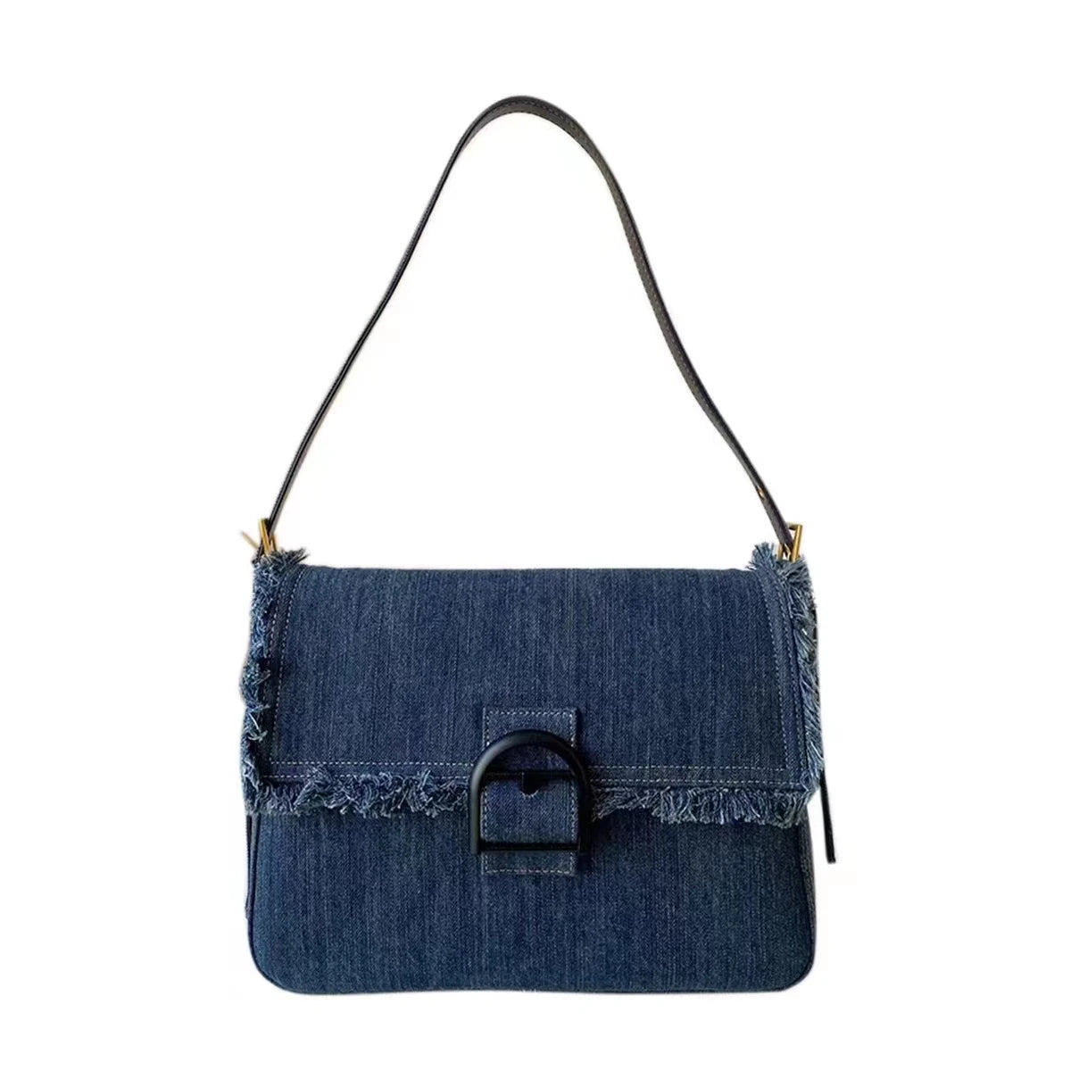 Y2k Denim Vintage Tote Bag Casual Side Bag Student Crossbody Small Square Bag