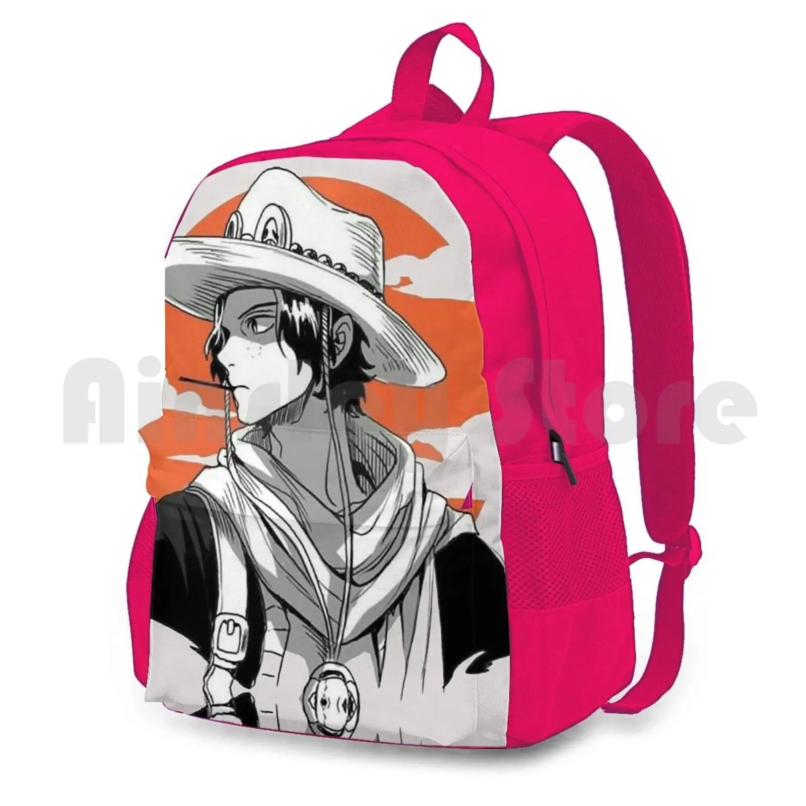 Ace One Piece Outdoor Hiking Backpack Sanji Zoro