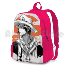 Ace One Piece Outdoor Hiking Backpack Sanji Zoro