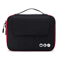 High Grade Nylon 2 Layers Travel Electronic Accessories Organizer Bag