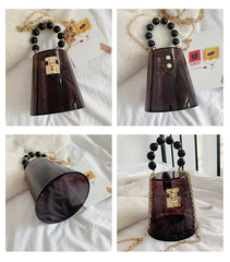 Acrylic Box Mini Crossbody Bag Chain Shoulder Bag