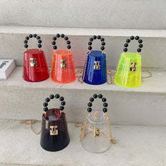 Acrylic Box Mini Crossbody Bag Chain Shoulder Bag