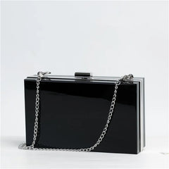 Acrylic Clutch Bag Women Shoulder Chain Messenger Party Evening Handbag