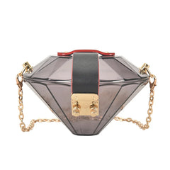 Acrylic Diamond Women's Clutch Bag Chain Shoulder Evening Bag