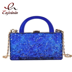 Acrylic Party Clutch Evening Bag Women Purses Handbags Shoulder