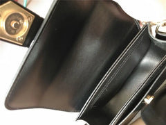 Acrylic chain Small Saddle Crossbody Bag For Women