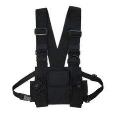 Adjustable Vest Hip Hop Streetwear Unisex Pockets Waist Pack