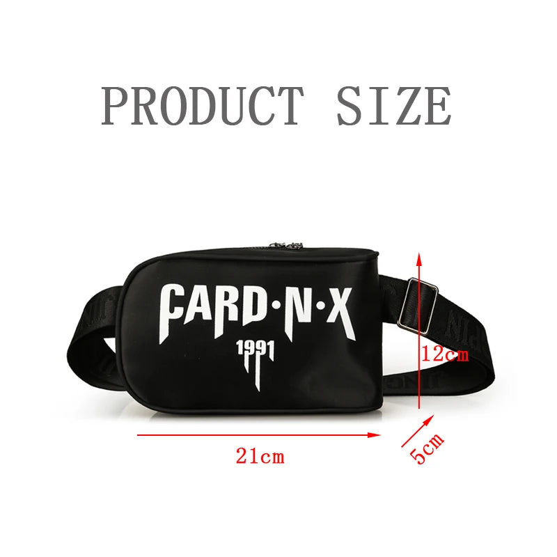 Adjustable Chest Bag Oxford Hip Hop Streetwear Waist Pack Belt Handbag