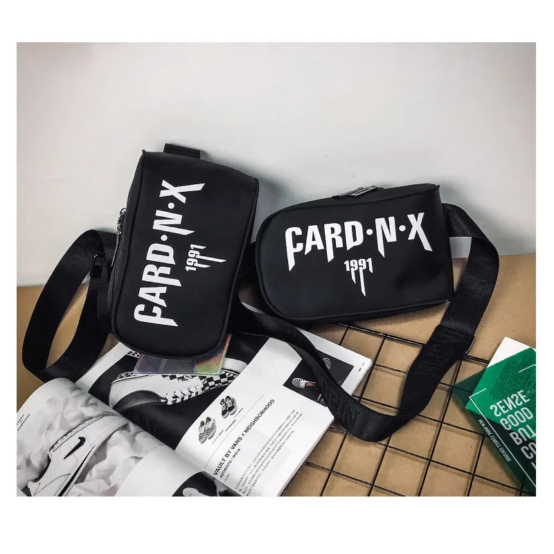 Adjustable Chest Bag Oxford Hip Hop Streetwear Waist Pack Belt Handbag