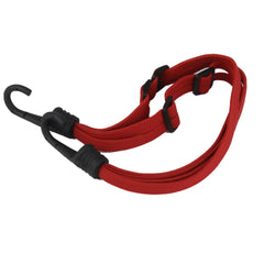 Adjustable Helmet Luggage Elastic Rope Strap - Red
