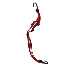 Adjustable Helmet Luggage Elastic Rope Strap - Red
