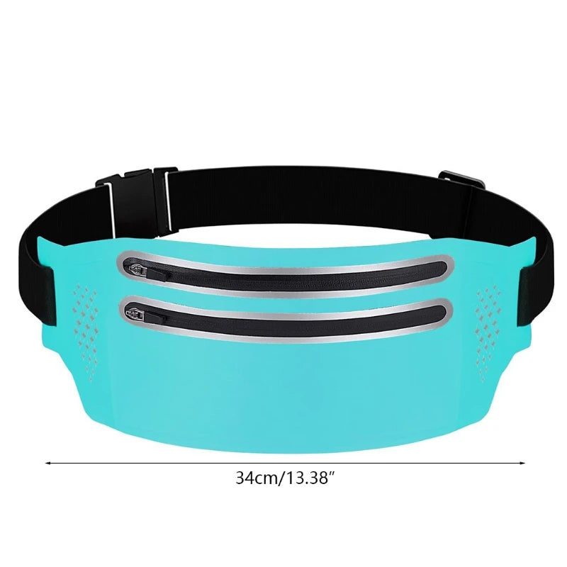 Adjustable Running Pouch Waist Bag Elastic Phone Holder Fanny Pack