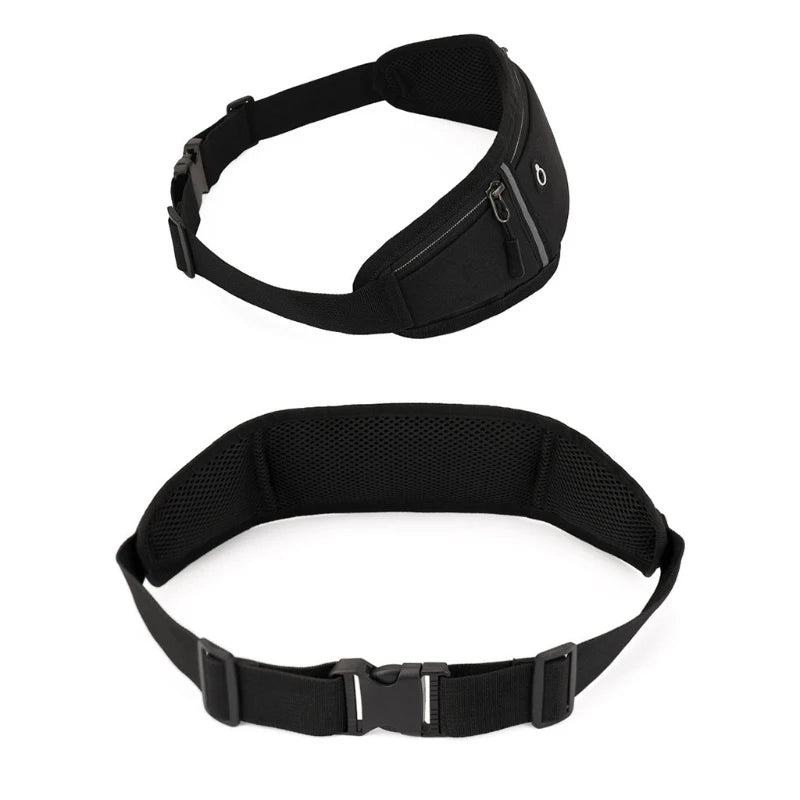 Adjustable Running Pouch Runners Belt Elastic Slim Phone Holder Fanny Pack