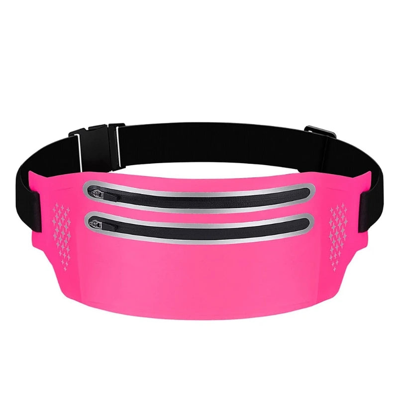 Adjustable Running Pouch Waist Bag Elastic Phone Holder Fanny Pack