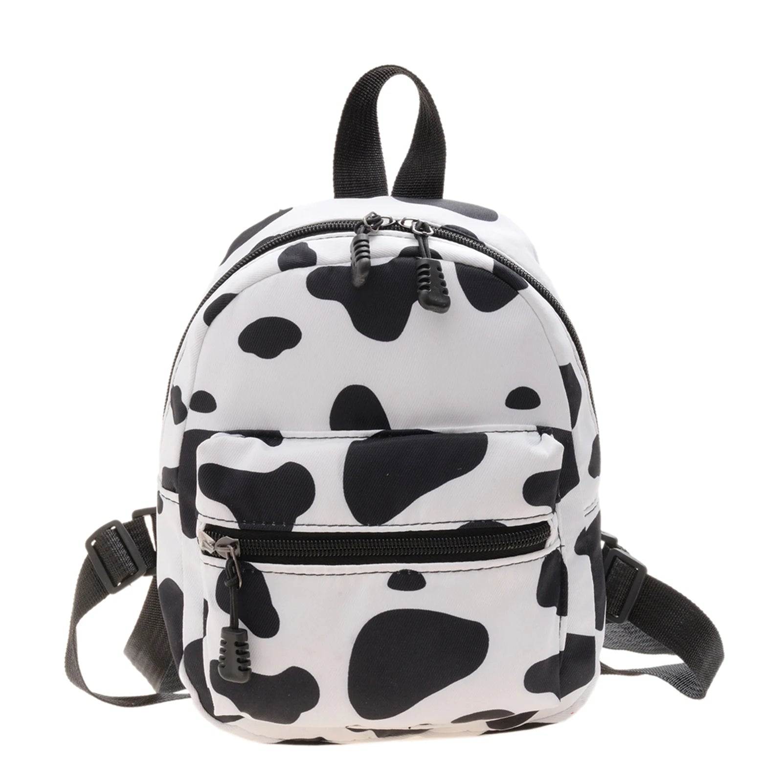 Adjustable Strap Double Zipper Mini Backpack