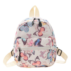 Adjustable Strap Double Zipper Mini Backpack
