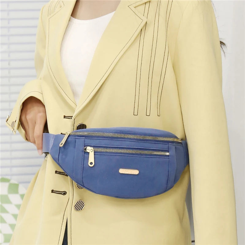 Adult Waterproof Waist Bag Shoulder Fanny Pack Crossbody Chest bag 