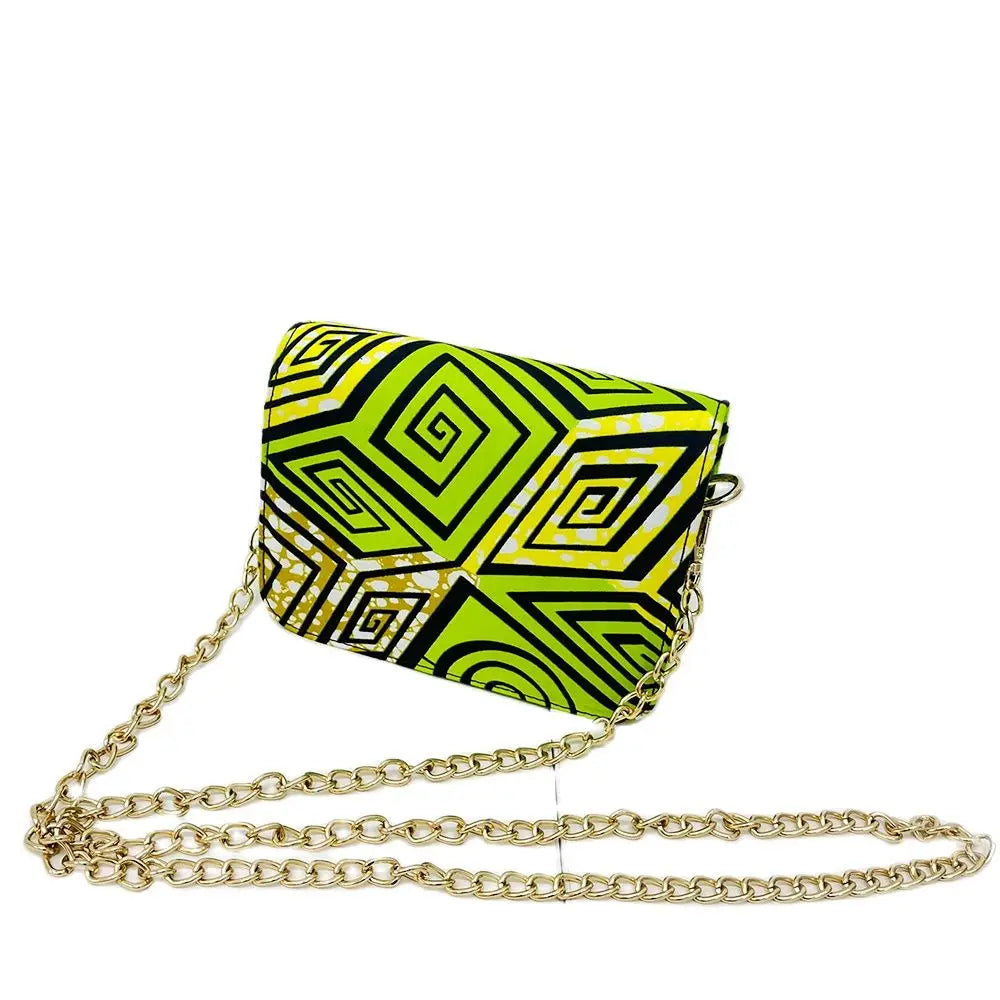 African Ankara Shoulder Bag African Print Crossbody Bag
