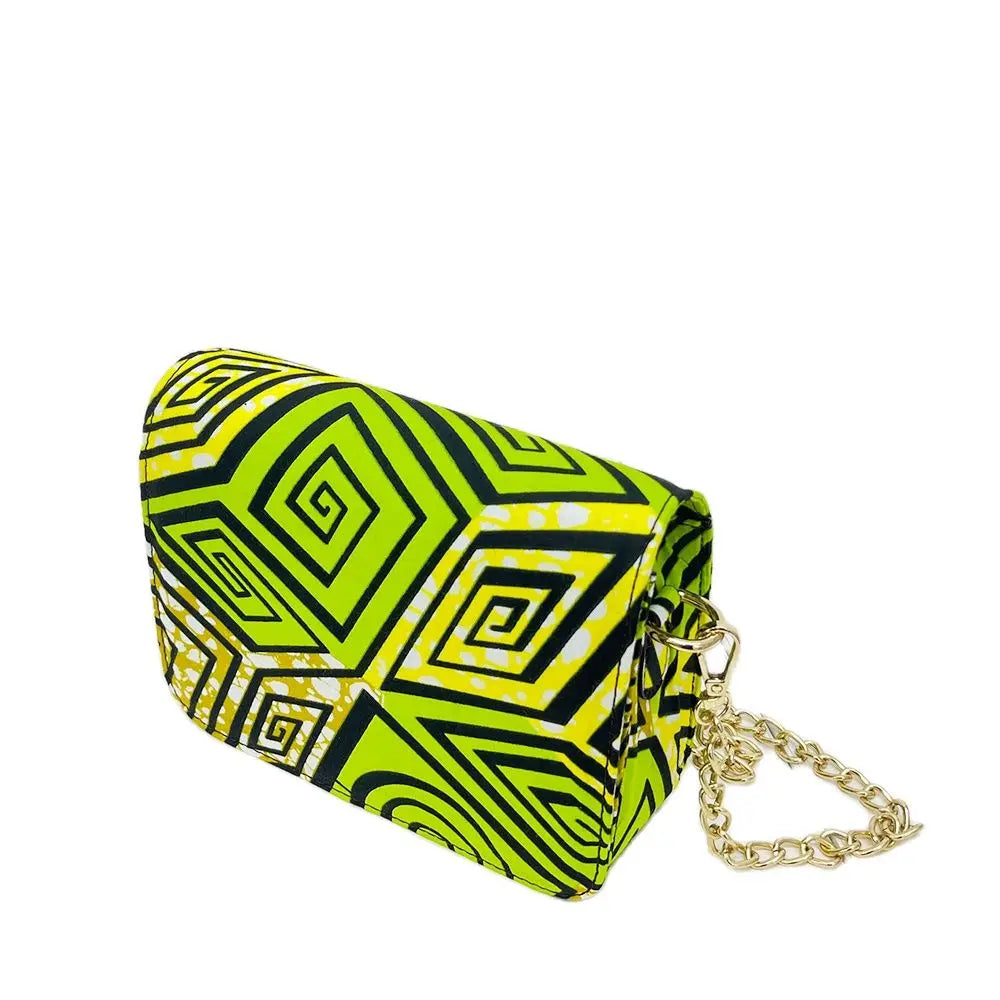 African Ankara Shoulder Bag African Print Crossbody Bag