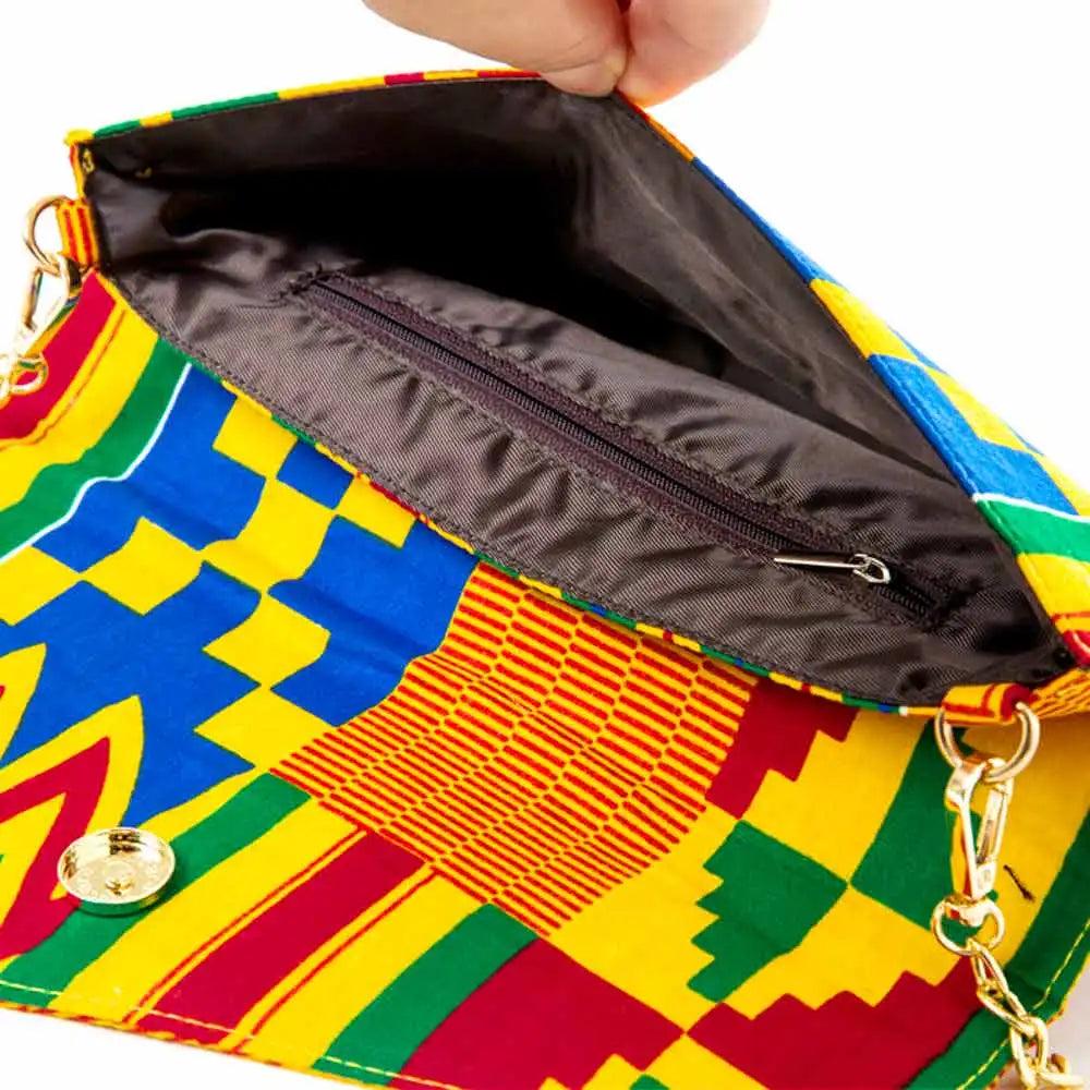 African Women's Envelope Bag Wedding Bride Evening Handbag