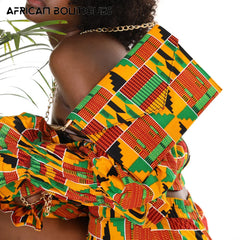African Women's Envelope Bag Wedding Bride Evening Handbag