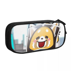Anime Aggretsuko Pen Box Zipper Bag