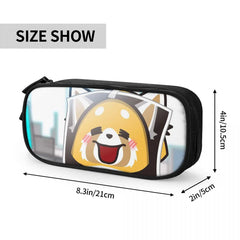 Anime Aggretsuko Pen Box Zipper Bag