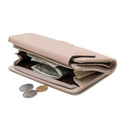 Aibu Wallet Women's Long and Fresh Buckle Handbag