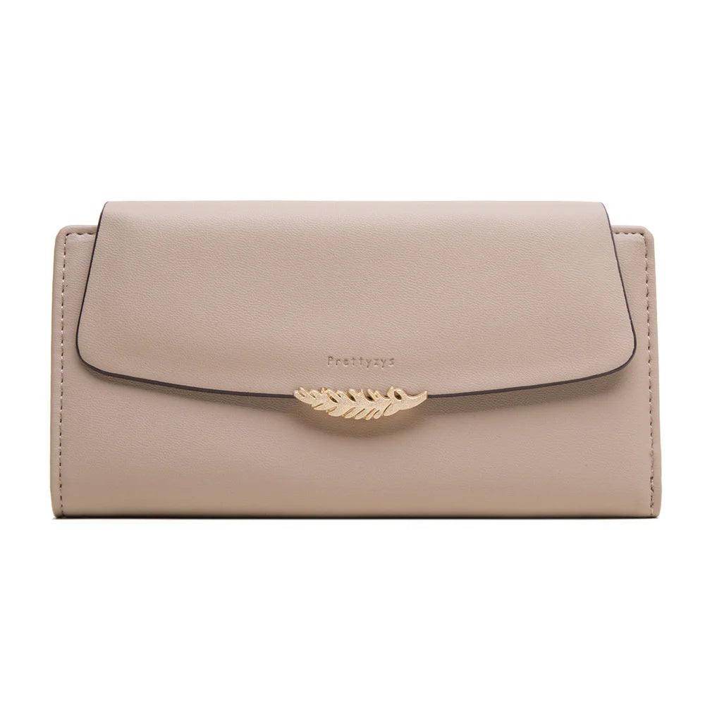 Aibu Wallet Women's Long and Fresh Buckle Handbag