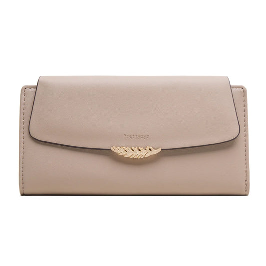 Aibu Wallet Women's Long and Fresh Buckle Handbag